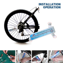 Load image into Gallery viewer, 32 Pattern Bike Light Bicycle Wheel Light Double Display Flash 32 RGB LED Light Bicycle Spoke Lamp Night Riding Spoke Light For Men Present Super Bright Auto Off LED Cycling Bicycle Light

