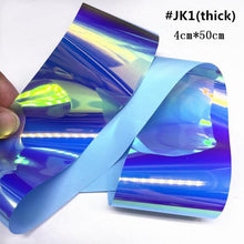 将图片加载到图库查看器，Aurora Nails Glass Foil Film Sticker Cellophane Paper Korean Nail Trend Design Ice Cube Manicure Accessories Heart Nail Art Stickers Glitter Decals Decoration Stickers Glitter Decals Love Nail Sequins Laser Heart Nail Supplies Sparkle Nail
