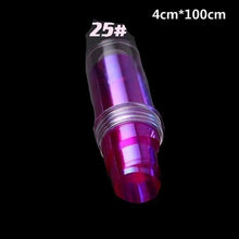 将图片加载到图库查看器，Aurora Nails Glass Foil Film Sticker Cellophane Paper Korean Nail Trend Design Ice Cube Manicure Accessories Heart Nail Art Stickers Glitter Decals Decoration Stickers Glitter Decals Love Nail Sequins Laser Heart Nail Supplies Sparkle Nail
