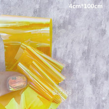 将图片加载到图库查看器，Aurora Nails Glass Foil Film Sticker Cellophane Paper Korean Nail Trend Design Ice Cube Manicure Accessories Heart Nail Art Stickers Glitter Decals Decoration Stickers Glitter Decals Love Nail Sequins Laser Heart Nail Supplies Sparkle Nail
