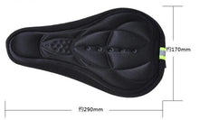 Load image into Gallery viewer, Mountain Bike Saddle Cover Thick Breathable Super Soft Bicycle Saddle Silicone Sponge Bike Seat Sports Bike Seat Cover Padded Bike Seat Cushion Bicycle Saddle Pad For Women Men With Hollow Design
