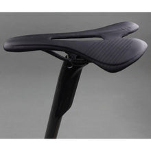 Load image into Gallery viewer, Comfort Wide Bicycle Seat Carbon Fiber Bike Saddle Seat Cycling Carbon Fiber Bike Seat Saddle Ultra-Light Mountain Bicycle Road Bike Saddle Replacement Accessory Comfortable Cushion With Rail Mountain Road Bicycle
