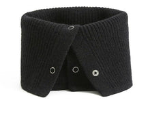 Load image into Gallery viewer, Women Ring Scarf Warm Collar Solid Winter Button Neck Scarves Unisex Magic Infinite Snood Face Cover Female Knitted Bandana Women Winter Neck Warmer Gaiter Double-Layer Soft Fleece Lined Thick Knit Circle Scarf Windproof
