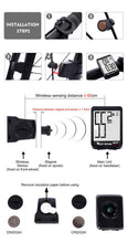 Load image into Gallery viewer, Big Wireless Bike Computer Bicycle Speedometer Waterproof LCD Stopwatch Backlight Automatic Wake-Up And Multi-Functions Odometer Wireless Waterproof Cycle Bike Computer With Large LCD Display
