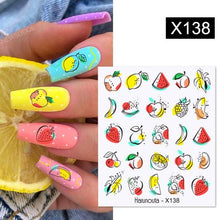 将图片加载到图库查看器，Spring Simple Green Theme Water Decal Sticker Flower Leaf Tree Summer Slider For Manicuring Nail Art Watermarks Art Decoration Manicure Tools Nail Watermark Decals iridescent Decoration Nail Self-Adhesive Decals Nail Stickers Water Transfer Fresh Nail
