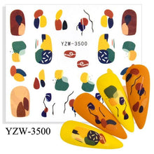 Load image into Gallery viewer, Avocado Fruit Transfer Nail Stickers Charms Winter Water Sticker For Nails Sliders Character Image Tattoo Decal Decoration Cute Summer Nail Art Stickers Summer Fruit Stickers on Nails Unicorn Banana Cherry Avocado Dog Strawberry Nail Art Decals
