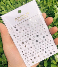 将图片加载到图库查看器，Stripe Line Nail Sticker Decal Thin Lining Line Art Self-Adhesive Peel Off Silver /Gold /White /Black Gold Stickers Accessories Strip Line Nail Decal Self-Adhesive 3D Wave Decal Decoration Metallic Curve Design Decoration for Women Girls
