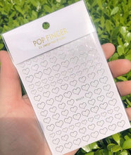 将图片加载到图库查看器，Stripe Line Nail Sticker Decal Thin Lining Line Art Self-Adhesive Peel Off Silver /Gold /White /Black Gold Stickers Accessories Strip Line Nail Decal Self-Adhesive 3D Wave Decal Decoration Metallic Curve Design Decoration for Women Girls

