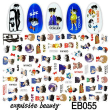 将图片加载到图库查看器，Nail Stickers Cute Rabbit Nail Art Decorations No Face Man Sliders For Manicure Cute Cartoon Nail Art Sticker Decals for Women Kids Girls Manicure Decoration Nail Art Supplies 3D Self-Adhesive Nail Decals Designer Nail Stickers for Acrylic Nails
