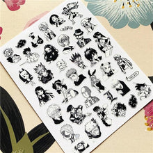 Load image into Gallery viewer, Cute rabbit Cute cat  Japanese Justice Girl 3D Back Glue Nail Sticker Nail Decoration Nail Art Nail Ornament Self Adhesive Nail Decals for Nail Art Decoration Including Hearts Stars Letters Bowknot Leaves Flowers Plants Fruits Butterflies for Woman
