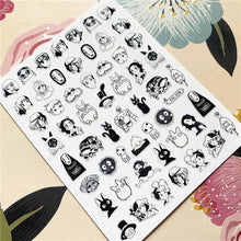 Load image into Gallery viewer, Cute rabbit Cute cat  Japanese Justice Girl 3D Back Glue Nail Sticker Nail Decoration Nail Art Nail Ornament Self Adhesive Nail Decals for Nail Art Decoration Including Hearts Stars Letters Bowknot Leaves Flowers Plants Fruits Butterflies for Woman
