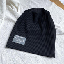 将图片加载到图库查看器，Unisex Beanie Hats Autumn Comfortable Cotton Hat  Men Retro Knitted Hat Women Balaclava Sports Kerchief Bobble Hat  Spring Knit Slouchy Lightweight Knit Hat Slouch Cap Casual Box Skellies Beanies Thin Bonnet Cap Autumn Casual Beanies Hat
