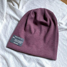 将图片加载到图库查看器，Unisex Beanie Hats Autumn Comfortable Cotton Hat  Men Retro Knitted Hat Women Balaclava Sports Kerchief Bobble Hat  Spring Knit Slouchy Lightweight Knit Hat Slouch Cap Casual Box Skellies Beanies Thin Bonnet Cap Autumn Casual Beanies Hat
