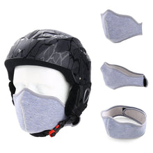 将图片加载到图库查看器，Fashion Winter Thermal Fleece Balaclava Full Face Mask Skiing Hat Bandana Hat Windproof Snowboard Scarves Women Men Helmet Cap Mask Balaclava Ski Mask with Ear Loop Adjustable Windproof Balaclava Half Face Mask Windproof Men Women
