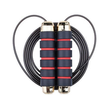 将图片加载到图库查看器，Tangle-Free Rapid Speed Jumping Rope Cable With Ball Bearings Steel Skipping Rope Adjustable Rapid Speed Jumping Ropes Cable Foam Handles Steel Jump Ropes For Gym Fitness Home Exercise
