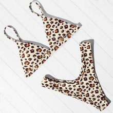 Load image into Gallery viewer, Micro Mini Bikini Swimwear Women Halter Push Up Bikini Set Padded Bra  Women's Underwired Triangle Bathing Two Pieces Swimsuit Bikini Set  Swimsuit Bandage Swim Suit
