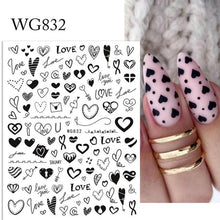 将图片加载到图库查看器，Gold Christmas Snowflake 3D Nail Stickers Sparkly Iridescent Silver Xmas Tree Elk Deer Transfer Sliders Winter Nails Accessories Design Decor Tip Transfer Nail Decals Sticker For Pretty Girl Self-Adhesive Nail Decals Designer Nail Stickers
