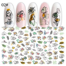 将图片加载到图库查看器，Gold Christmas Snowflake 3D Nail Stickers Sparkly Iridescent Silver Xmas Tree Elk Deer Transfer Sliders Winter Nails Accessories Design Decor Tip Transfer Nail Decals Sticker For Pretty Girl Self-Adhesive Nail Decals Designer Nail Stickers
