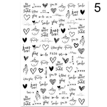 Load image into Gallery viewer, Flowers Leaves Line 3D Nail Stickers Autumn Winter Fall Leaf Design Transfer Sliders Abstract Waves Nail Art Decals Manicures  Decal Self-Adhesive 3D Wave Design Decoration for Women Girls Tape Nail Art Stickers Decal Decoration
