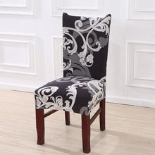 将图片加载到图库查看器，Elegant Kitchen Chair Covers Stretch Seat Covers For Chairs Slipcover Chair house chaise Furniture Covers Gray Chair cover Washable Anti dust Seat Slipcover Protector for Hotel Office Ceremony Banquet Wedding Party
