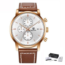 将图片加载到图库查看器，2021 New Business Men Watch Full Steel Quartz Luxury Casual Waterproof Leather Sports Male Wristwatch
