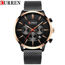 Load image into Gallery viewer, Unisex Elegant  Stainless Steel Watch With  Chronometer And Date Display Excellent Design Perfect Gift
