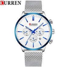 Load image into Gallery viewer, Unisex Elegant  Stainless Steel Watch With  Chronometer And Date Display Excellent Design Perfect Gift
