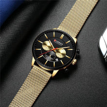 Load image into Gallery viewer, Unisex Elegant  Stainless Steel Watch With  Chronometer And Date Display Excellent Design Perfect Gift
