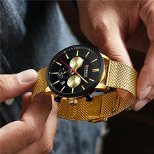 Load image into Gallery viewer, Unisex Elegant  Stainless Steel Watch With  Chronometer And Date Display Excellent Design Perfect Gift
