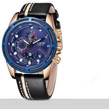 Load image into Gallery viewer, Waterproof Men's Sports  Watch With Leather Transparent Belts, Chronometers Day View Perfect Gift
