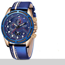 Load image into Gallery viewer, Waterproof Men's Sports  Watch With Leather Transparent Belts, Chronometers Day View Perfect Gift

