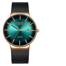 Load image into Gallery viewer, Men's Elegant  Watch With Stainless Steel Straps And Special Date Display Excellent Look Unique Design Perfect Gift
