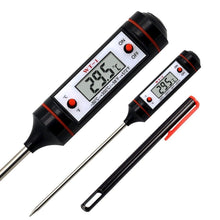 Load image into Gallery viewer, Professional Digital Kitchen Thermometer Barbecue Water Oil Digital Candy Candle Thermometer Cooking Kitchen BBQ Grill Thermometer Probe Instant Read Thermometer for Liquids  Meat Food Thermometers 304 Stainless Steel Probe Tools
