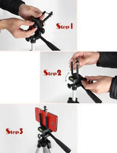Load image into Gallery viewer, Professional Folding Camera Tripod Stand Holder for CellPhone
