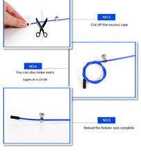 Load image into Gallery viewer, Professional Jump Rope Speed Skipping For Fitness Workout Training Flexible Jump Ropes For Fitness Quite Skipping Rope With Bearing Aluminum Alloy Handle And Carrying Bag

