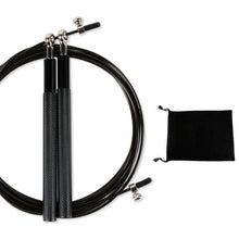 Load image into Gallery viewer, Professional Jump Rope Speed Skipping For Fitness Workout Training Flexible Jump Ropes For Fitness Quite Skipping Rope With Bearing Aluminum Alloy Handle And Carrying Bag
