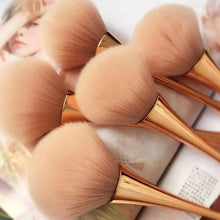 Load image into Gallery viewer, Professional Rose Gold Powder Brush For Make Up Foundation Brush- Professional Fluffy Loose Setting Powder Brush
