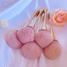 Load image into Gallery viewer, Professional Rose Gold Powder Brush For Make Up Foundation Brush- Professional Fluffy Loose Setting Powder Brush
