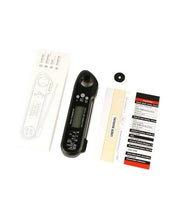 Load image into Gallery viewer, Professional Waterproof Digital Food Thermometer Pyrometer with Folding Foldable Probe Waterproof Digital Instant Read Meat Thermometer with 4.6” Folding Probe Backlight &amp; Calibration Function for Cooking Food Candy BBQ Grill for Kitchen Food Cooking
