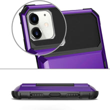 Load image into Gallery viewer, Protective Case For Cards Shock Absorption Anti-Slip Heavy Duty Protection Hard Cover For iPhone 14 13 11 12 Pro Max Mini Case With Wallet Card Hidden Card Compartment Cover For iPhone 11 12 Pro Max 12Pro 12 Mini
