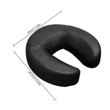 Load image into Gallery viewer, PU Foam Spa U-Shape Pillow Face Rest Body Massage face Pillow Soft Face Cushion Basic Massage Face Cradle Cushion Massage Face Cradle Cushion Memory Foam Massage Table &amp; Massage Chair Headrest Pillow Pad For Beauty Care Salon
