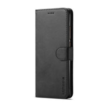 将图片加载到图库查看器，PU Leather Cover with RFID Blocking Card Holder Magnetic Clasp Folio Case For Xiaomi Redmi Note 5 Case Leather Wallet Luxury Cover Redmi Note 5 Pro 10 Pro 10s 9S 9 8 7 4 9T 10 5G 11 Case Flip Cover

