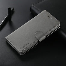 将图片加载到图库查看器，PU Leather Cover with RFID Blocking Card Holder Magnetic Clasp Folio Case For Xiaomi Redmi Note 5 Case Leather Wallet Luxury Cover Redmi Note 5 Pro 10 Pro 10s 9S 9 8 7 4 9T 10 5G 11 Case Flip Cover
