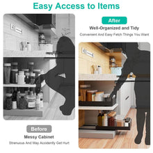 Load image into Gallery viewer, Pull Out Cabinet Organizer Carbon Steel Quiet Slide Rails
