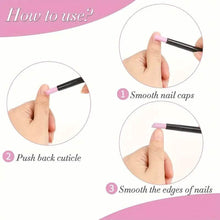 将图片加载到图库查看器，Pumice Stone Cuticle Pusher

