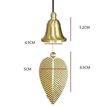 将图片加载到图库查看器，Pure Copper Wind Chimes Ornaments Exquisite Hanging Harmony Bells Garden Rustic Relaxing Tranquil Wind Chimes Japanese Home Balcony Bedroom Wind Chimes Car Pendant Birthday Gift Supplies
