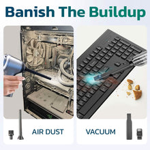 将图片加载到图库查看器，Purely C105 Keyboard Cleaner, Compressed air Duster &amp; Vacuum Cleaner
