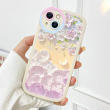 Load image into Gallery viewer, Purple Flower Phone Case For iPhone 11 Case iPhone 13 14 Pro Max iPhone 12 Phone Case iPhone11 iPhone14 Soft Back Cover Cute Pattern Soft iPhone Fashion Comfortable Grip Design &amp; Aesthetic Floral Pattern iphone Case
