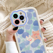 Load image into Gallery viewer, Purple Flower Phone Case For iPhone 11 Case iPhone 13 14 Pro Max iPhone 12 Phone Case iPhone11 iPhone14 Soft Back Cover Cute Pattern Soft iPhone Fashion Comfortable Grip Design &amp; Aesthetic Floral Pattern iphone Case
