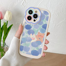 Load image into Gallery viewer, Purple Flower Phone Case For iPhone 11 Case iPhone 13 14 Pro Max iPhone 12 Phone Case iPhone11 iPhone14 Soft Back Cover Cute Pattern Soft iPhone Fashion Comfortable Grip Design &amp; Aesthetic Floral Pattern iphone Case
